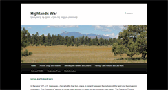 Desktop Screenshot of highlandswar.org