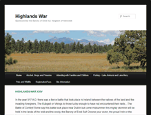 Tablet Screenshot of highlandswar.org